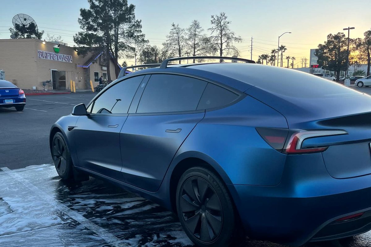 Tesla wash and finish